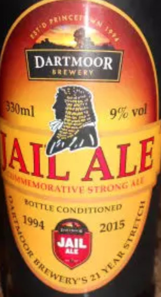 Dartmoor Brewery Jail Ale Commemorative  Strong Ale