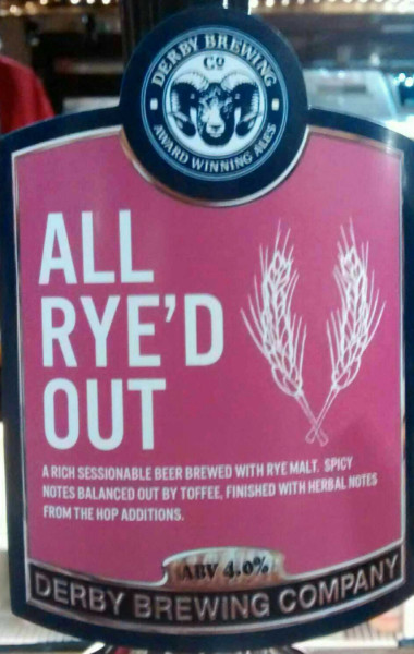 Derby Brewing Rye't On