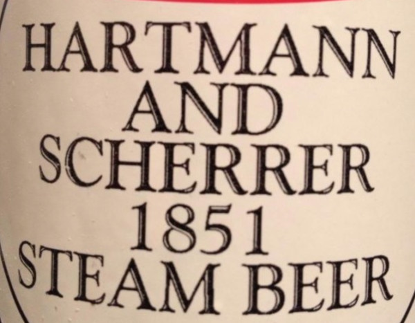 Pitfield's Brewery 1851 Hartmann & Scherrer Steam Beer