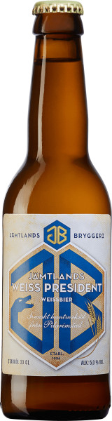Jämtlands Bryggeri Weiss-President
