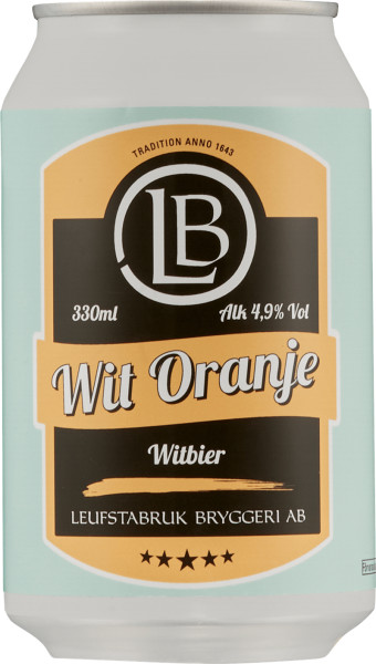Leufstabruk Bryggeri Wit oranje
