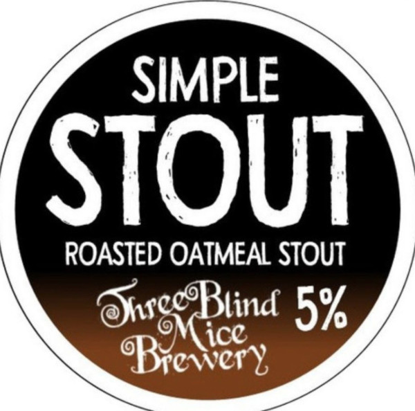 Three Blind Mice Brewery Simple Stout