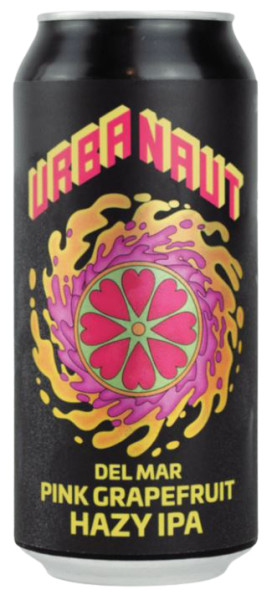 Urbanaut Brewing Co Del Mar Pink Grapefruit Hazy IPA