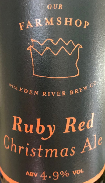 Eden River Brew Co. Ruby Red Christmas Ale