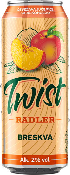 Carlsberg Serbia Twist Radler Breskva