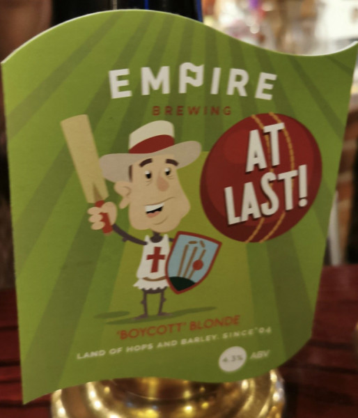 Empire Brewing Co. At Last! Boycott Blonde