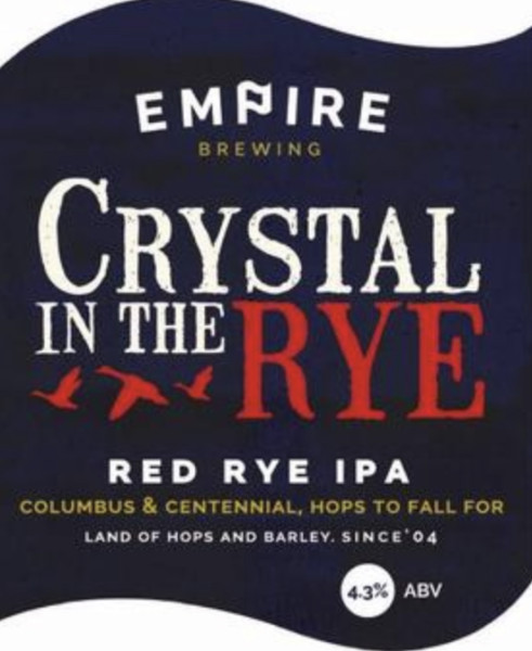 Empire Brewing Co. Crystal in the Rye