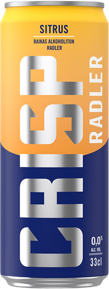 Sinebrychoff Crisp Radler sitrus