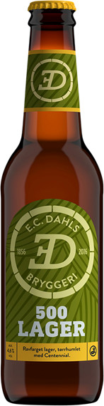 E. C. Dahls Bryggeri 500 Lager
