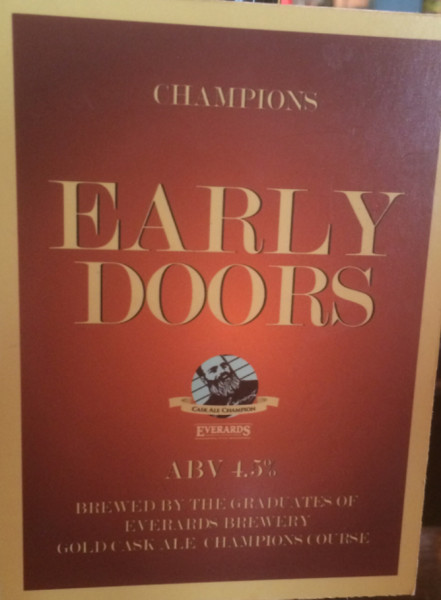 Everards Brewery Early Doors