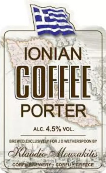 J D Wetherspoon Ionian Coffee Porter