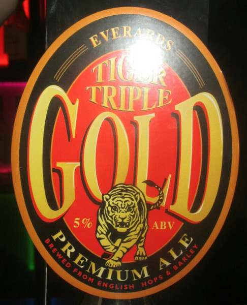 Everards Brewery Tiger Triple Gold