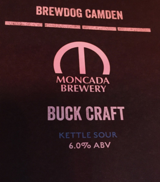 Moncada Brewery Buck Craft - Collabfest 2018 Camden