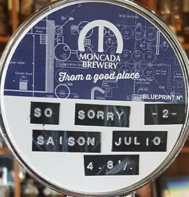 Moncada Brewery Blueprint 02 - So Sorry Julio