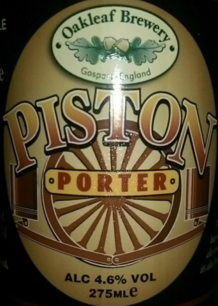 Fallen Acorn Brewing Co. Oakleaf Piston Porter