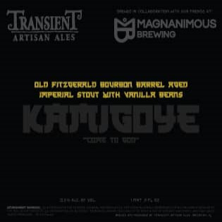 Transient Artisan Ales Vanilla Kamigoye (2020)