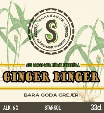 Snausarve Gårdsbryggeri Ginger Binger