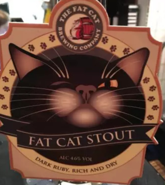 Fat Cat Brewery Stout Cat