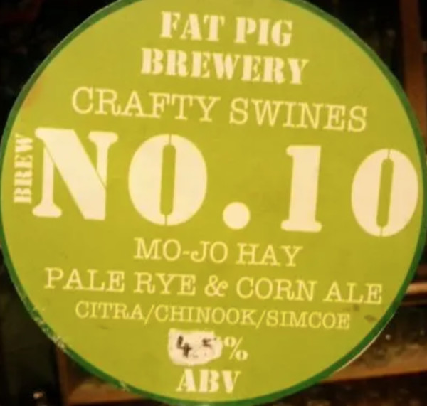 Fat Pig Brewery Mo-Jo Hay
