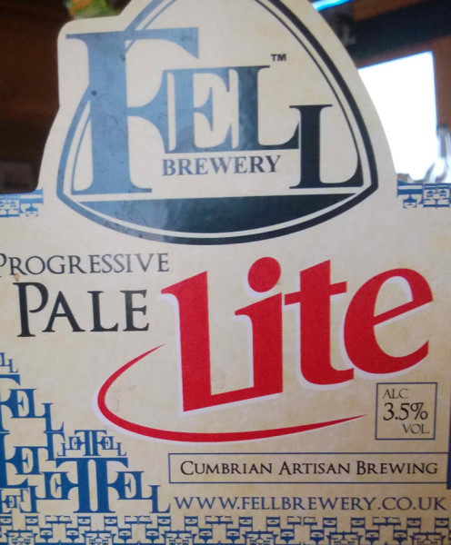 Fell Brewery Progressive Pale Lite