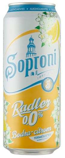 Heineken Hungária Soproni Radler 0.0% Bodza-Citrom