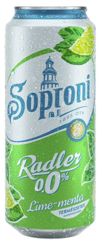 Heineken Hungária Soproni Radler 0.0% Lime-menta