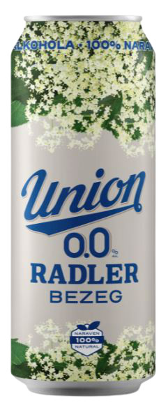 Pivovarna Union Radler 0.0 Bezeg