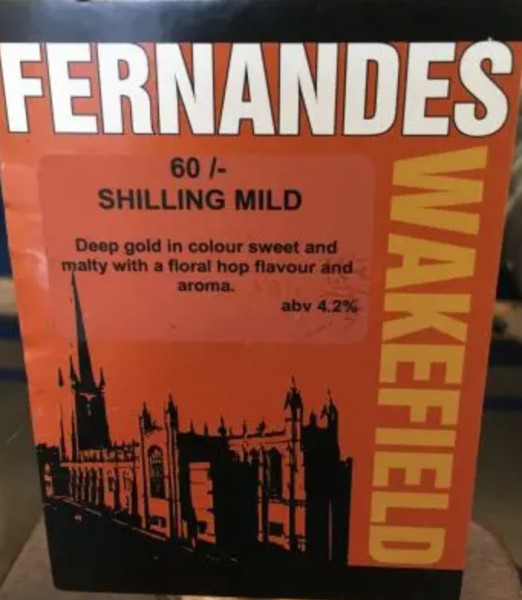 Fernandes Brewery 60/- Shilling Mild