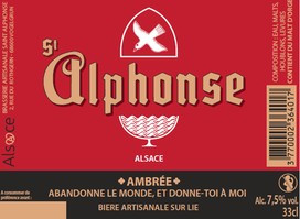 St Alphonse Ambrée (capsule rouge)