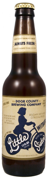 Door County Brewing Company Little Sister Witbier