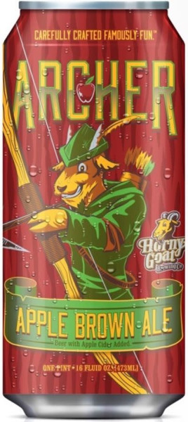 Horny Goat Brewing Company Archer Apple Brown Ale