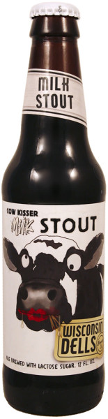 Wisconsin Dells Brewing Co. Cow Kisser Milk Stout