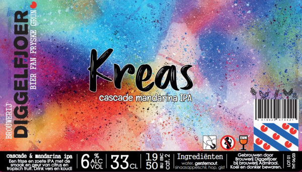 Brouwerij Diggelfjoer Kreas Cascade Mandarina IPA