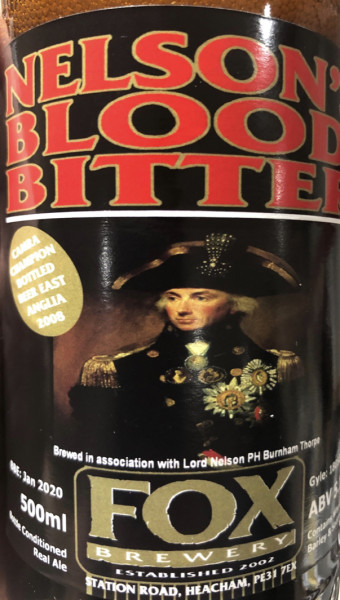 Fox Brewery Nelson's Blood Bitter