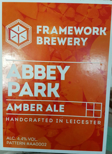 Framework Brewery Abbey Park Amber Ale