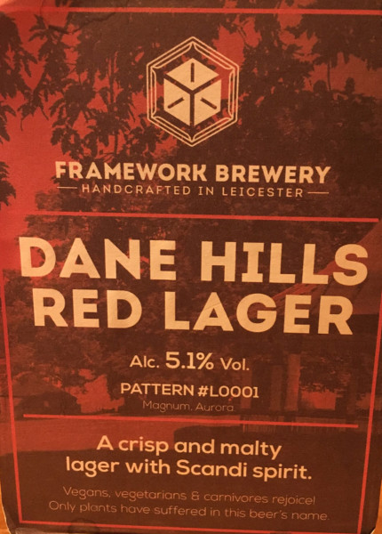 Framework Brewery Dane Hills Red Lager