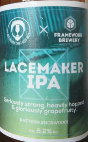 Framework Brewery Lacemaker IPA