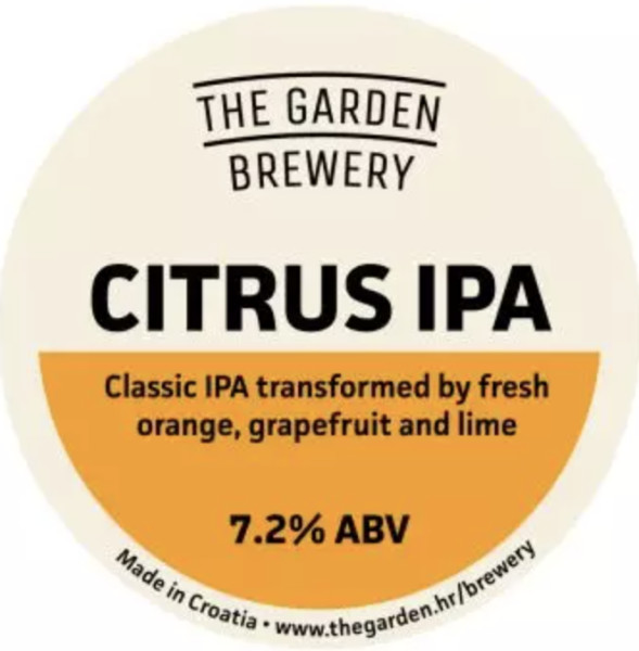 The Garden Brewery Citrus IPA