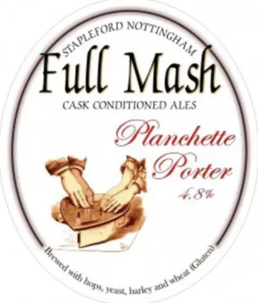 Full Mash Brewery Planchette Porter