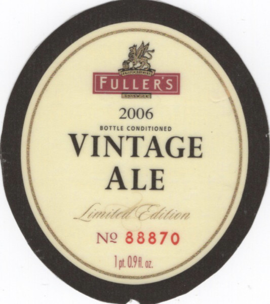 Fuller's Brewery Vintage Ale 2006