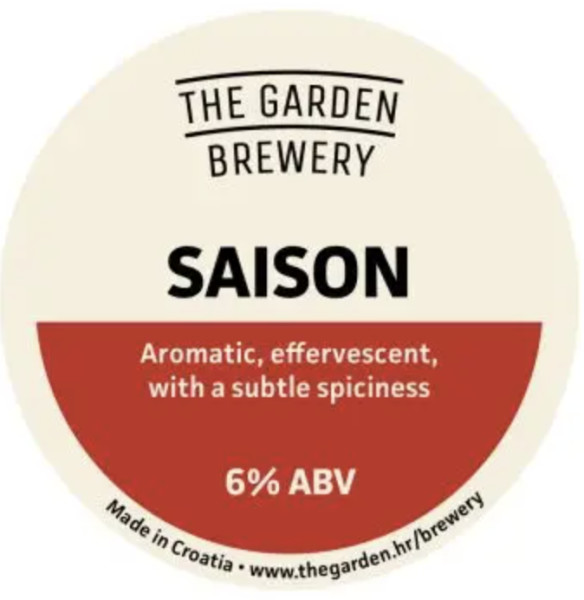 The Garden Brewery Saison