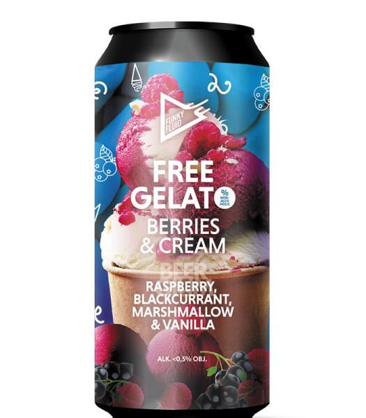 Funky Fluid Free Gelato: Berries & Cream