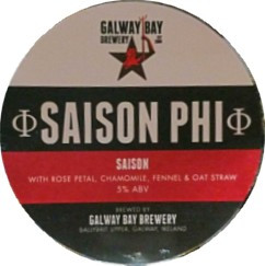 Galway Bay Brewery Saison Phi
