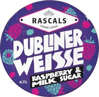 Rascals Brewing Co Dubliner Weisse - Raspberr &, Milk Sugar