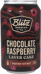 Blitz Brewing Chocolate Raspberry Layer Cake