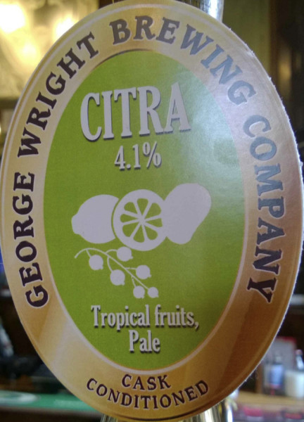 George Wright Brewing Citra