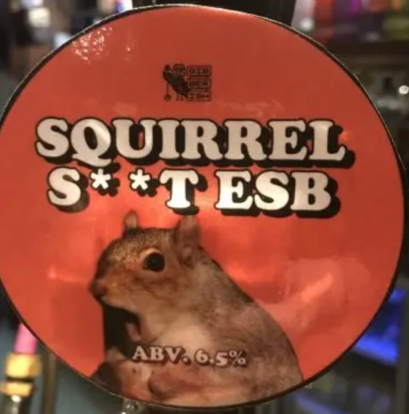 Gibberish Brewpub Squirrel S**T ESB