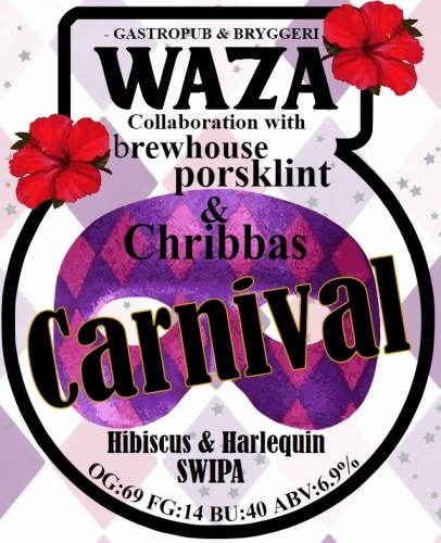 Waza Restaurang & Bryggeri Carnival Hibiscus & Harlequin SWIPA