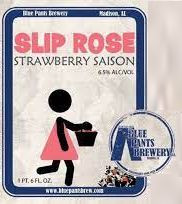 Blue Pants Brewery Slip Rose Strawberry Saison