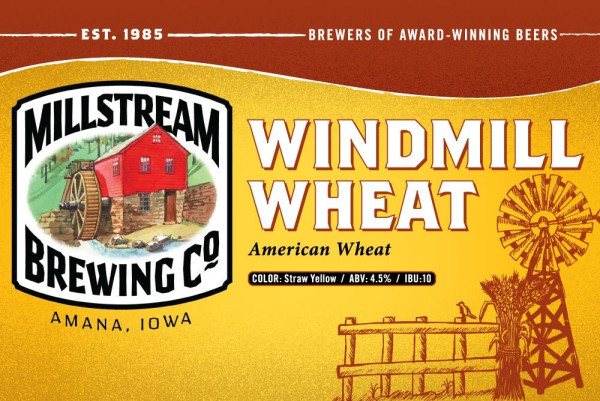 Millstream Brewing Company Windmill Wheat